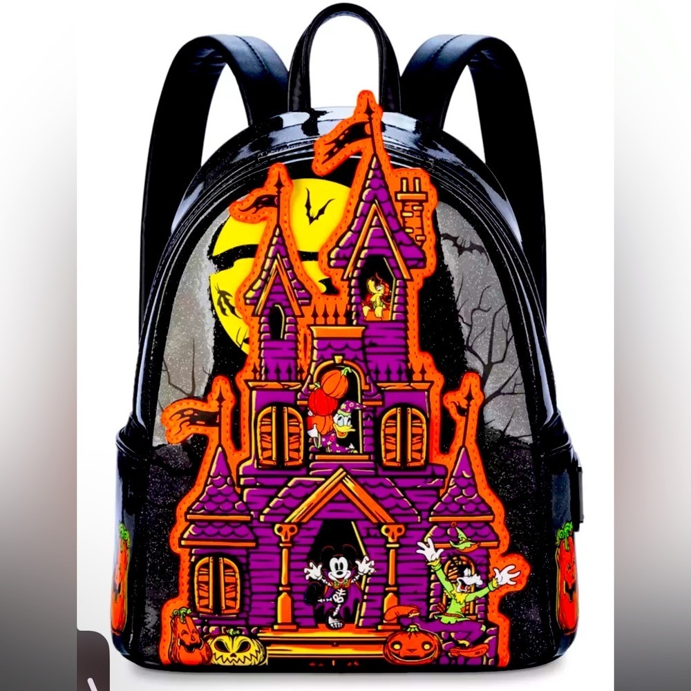 Loungefly Disney Park Mickey Mouse and Friends Halloween Mini Backpack NWT​​